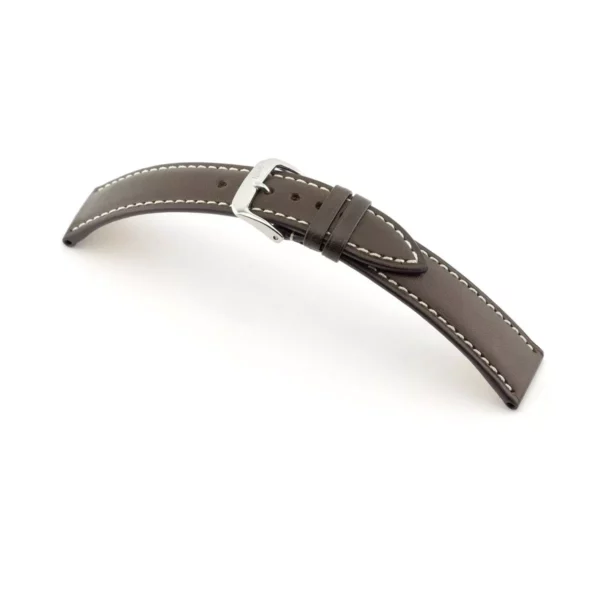 RIOS1931 Pensa - Uhrenarmband aus Juchtenleder (203) - Mokka