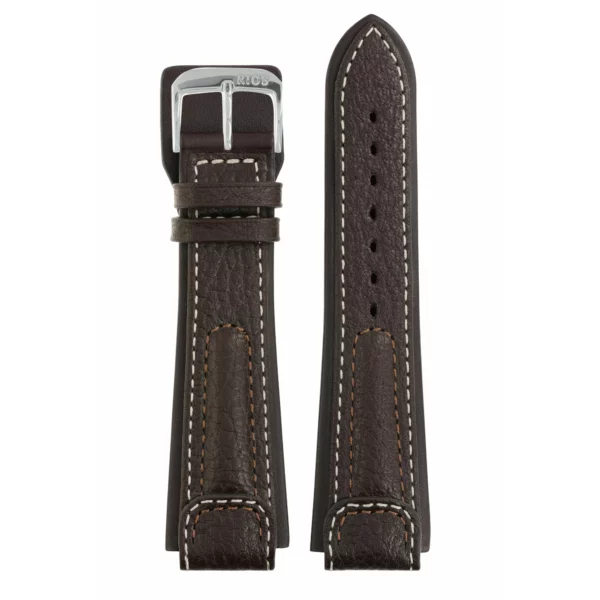 RIOS1931 Performance - Uhrenarmband aus Büffelleder (207) - Mokka – Bild 2