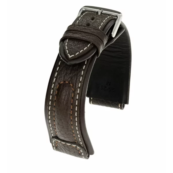 RIOS1931 Performance - Uhrenarmband aus Büffelleder (207) - Mokka