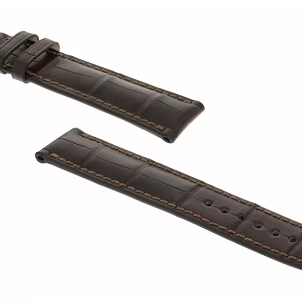 RIOS1931 President - Uhrenarmband aus Alligatorenleder (276) - Mokka – Bild 3