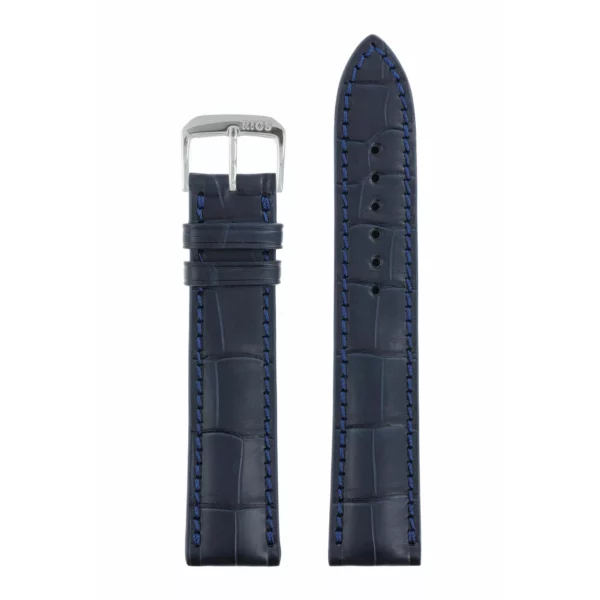 RIOS1931 President - Uhrenarmband aus Alligatorenleder (276) - Ozeanblau – Bild 2