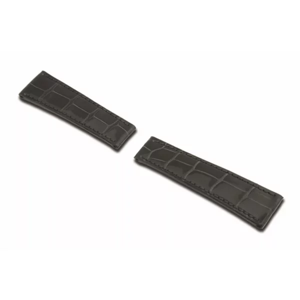 RIOS1931 Prince - Uhrenarmband aus Alligatorenleder (371) - Schwarz