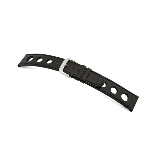 RIOS1931 Racing - Uhrenarmband aus Rindsleder (21) - Schwarz