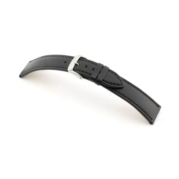 RIOS1931 Samara - Uhrenarmband aus Juchtenleder (202) - Schwarz