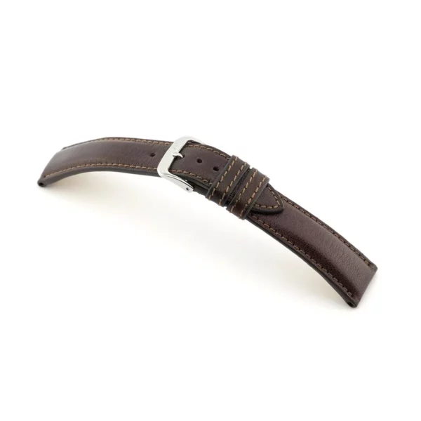 RIOS1931 Schongau - Uhrenarmband aus Bio-Nappaleder (420) - Mokka