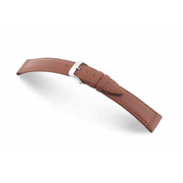 RIOS1931 Scuba - Uhrenarmband aus Rindsleder (118) - Mahagoni