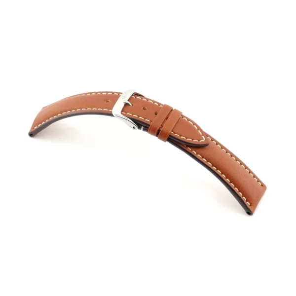 RIOS1931 St. Petersburg - Uhrenarmband aus Juchtenleder (201) - Cognac