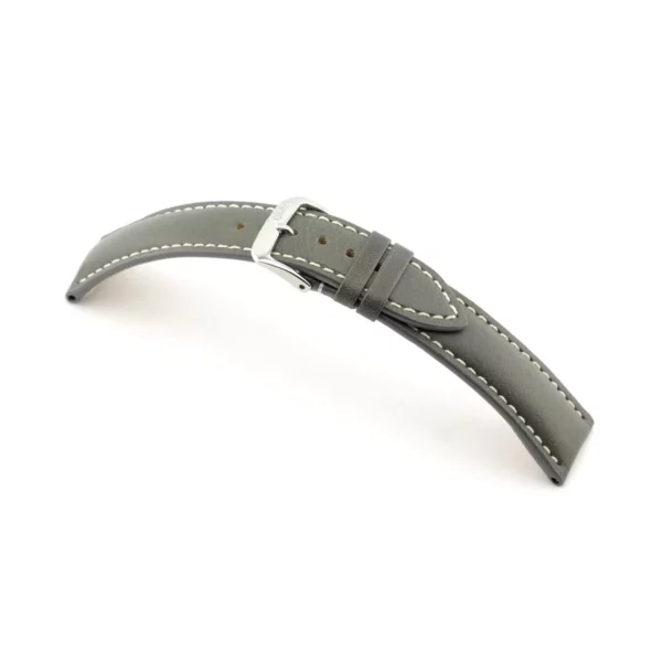 RIOS1931 St. Petersburg - Uhrenarmband aus Juchtenleder (201) - Steingrau