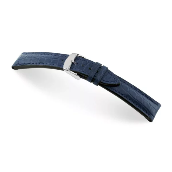 RIOS1931 Superior - Uhrenarmband aus Alligatorenleder (252) - Ozeanblau