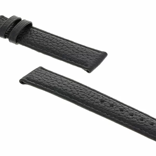 RIOS1931 Texas - Uhrenarmband aus Büffelleder (62) - Schwarz – Bild 3