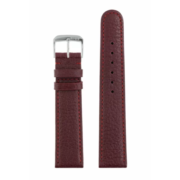RIOS1931 Texas - Uhrenarmband aus Büffelleder (62) - Bordeaux – Bild 2