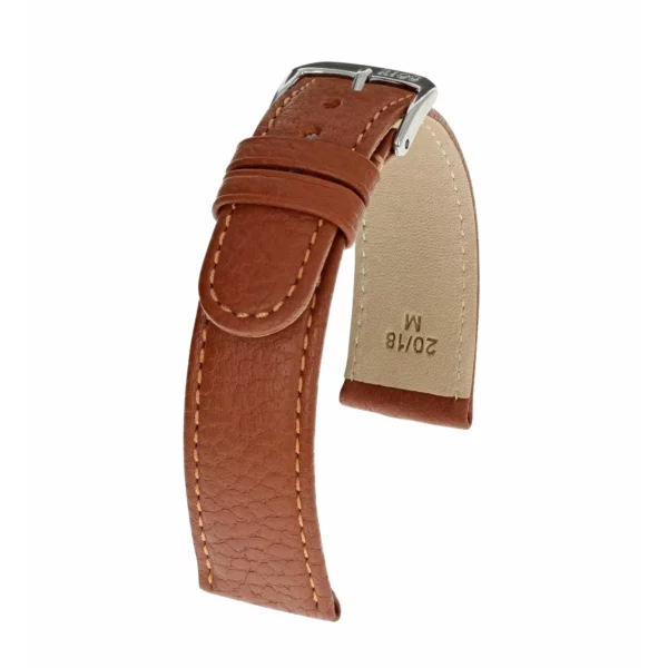 RIOS1931 Texas - Uhrenarmband aus Büffelleder (62) - Cognac