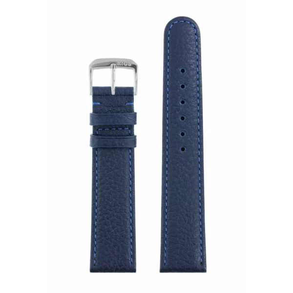 RIOS1931 Texas - Uhrenarmband aus Büffelleder (62) - Ozeanblau – Bild 2