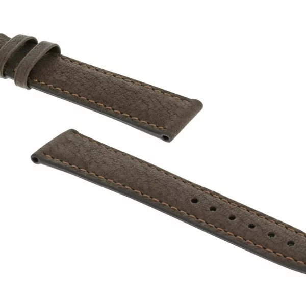 RIOS1931 Tobacco - Uhrenarmband aus Schweinsleder (38) - Mokka – Bild 2