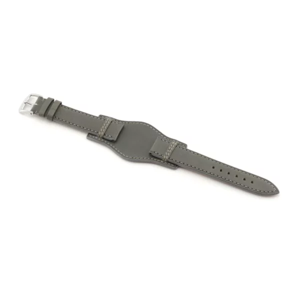 RIOS1931 Tula - Uhrenarmband aus Juchtenleder (204) - Steingrau