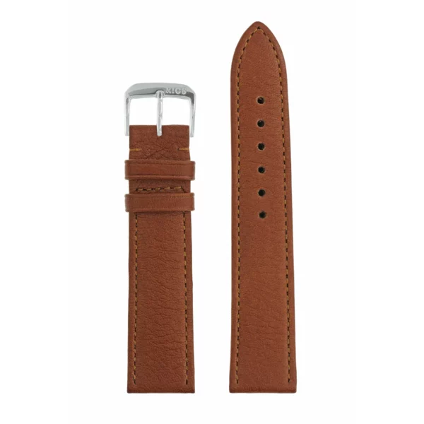 RIOS1931 Waging - Uhrenarmband aus Bio-Nappaleder (408) - Cognac – Bild 2