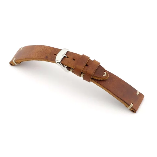 RIOS1931 Watts - Uhrenarmband aus Rindsleder (161) - Cognac