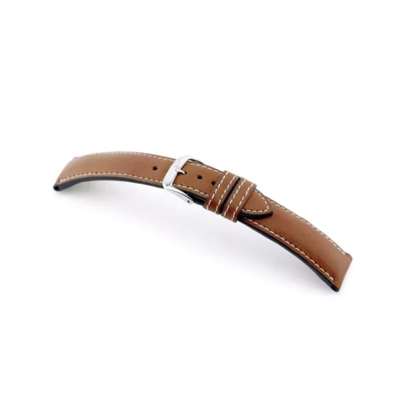RIOS1931 Weilheim - Uhrenarmband aus Bio-Nappaleder (429) - Cognac