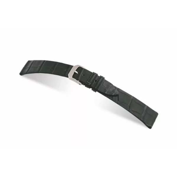 RIOS1931 Aero - Uhrenarmband aus Alligatorenleder (315) - Schwarz
