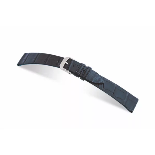 RIOS1931 Zürich - Uhrenarmband aus Alligatorenleder (344) - Ozeanblau