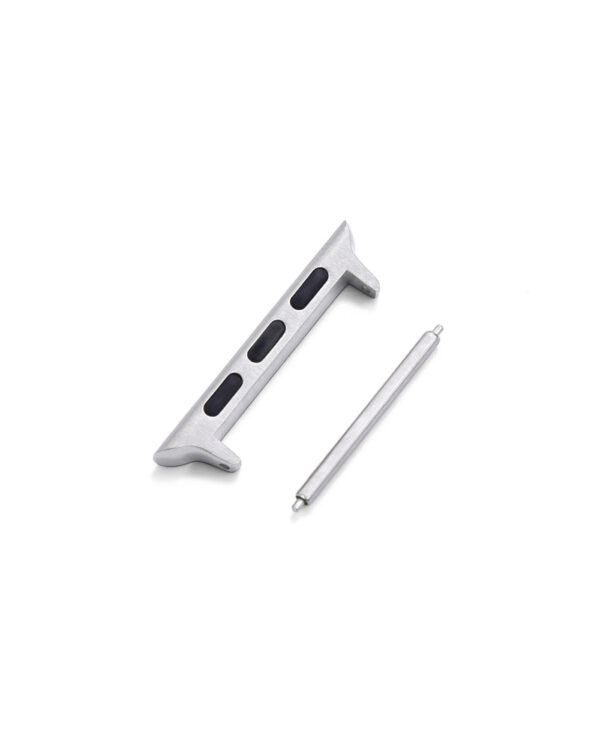 Armband-Adapter für Apple Watch – Silber Gebürstet – Bild 2