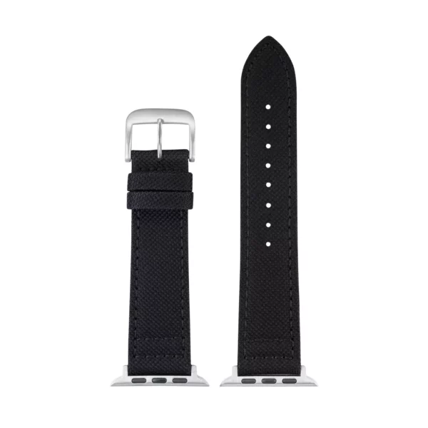 Eulit Canvas Smart Uhrenarmband (9230) - Schwarz