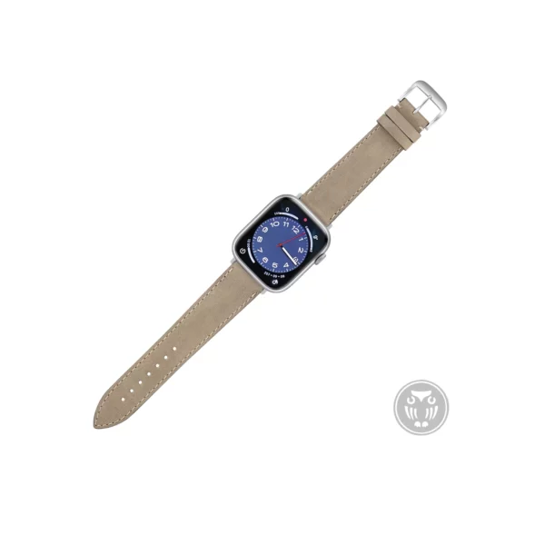 Eulit Nubuk Smart Uhrenarmband aus Leder (9480) - Beige – Bild 2