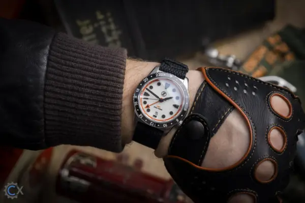 Perlon Uhrenarmband (05) - Schwarz – Bild 3