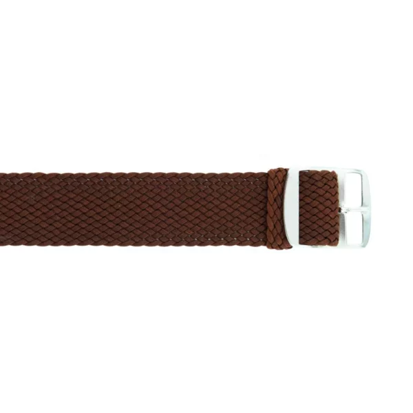 Perlon Uhrenarmband (16) - Dunkelbraun – Bild 2