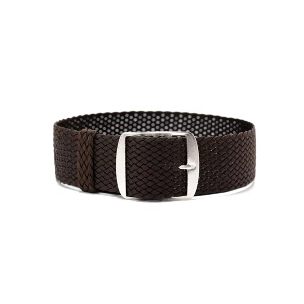 Perlon Uhrenarmband (16) - Dunkelbraun