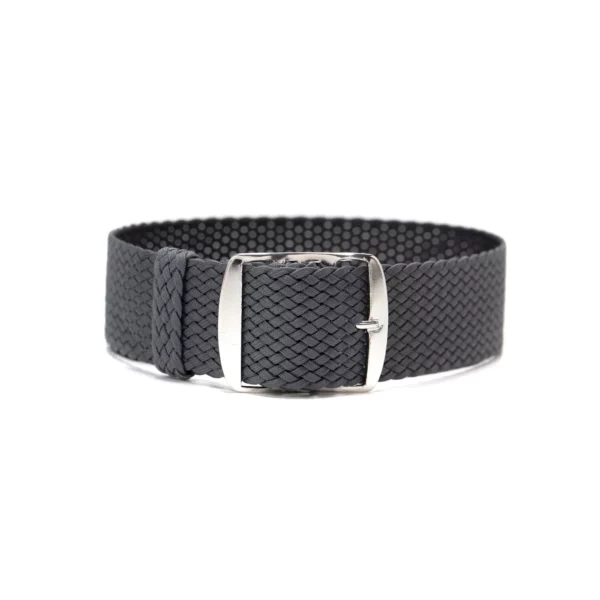 Perlon Uhrenarmband (19) - Dunkelgrau
