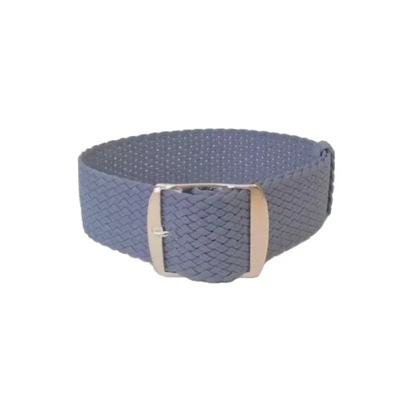 Perlon Uhrenarmband (29) - Jeans Blau