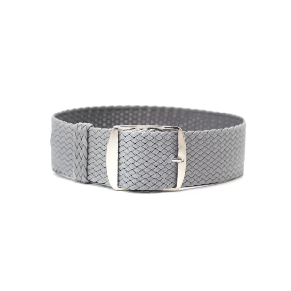 Perlon Uhrenarmband (26) - Hellgrau