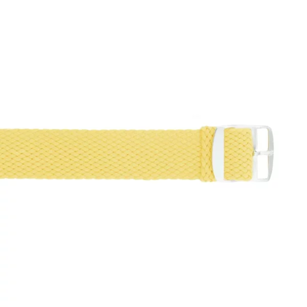 Perlon Uhrenarmband (30) - Hellgelb – Bild 2