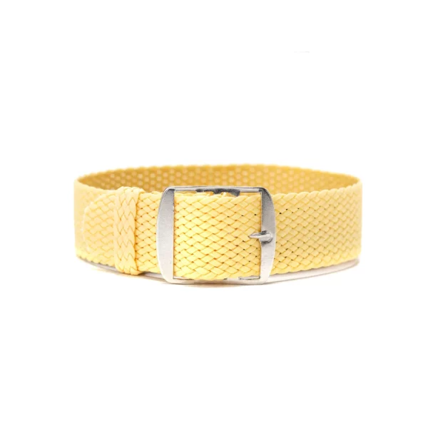 Perlon Uhrenarmband (30) - Hellgelb