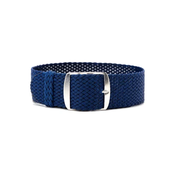 Perlon Uhrenarmband (03) - Marine-Blau