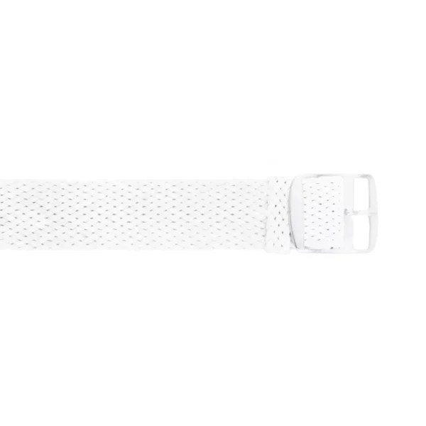 Perlon Uhrenarmband (11) - Weiß – Bild 2