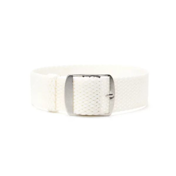 Perlon Uhrenarmband (11) - Weiß