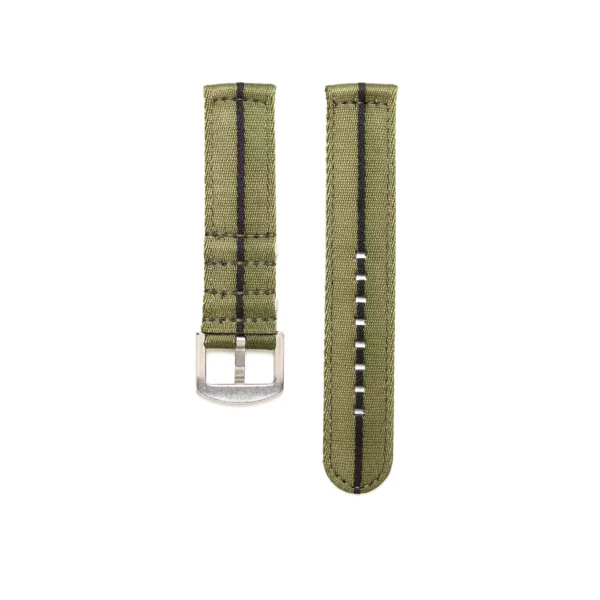 WB Original Nylon-Uhrenarmband 2-teilig - Olivgrün & Schwarz – Bild 3
