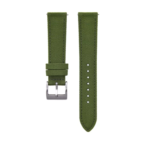 Segeltuch Uhrenarmband - Grün