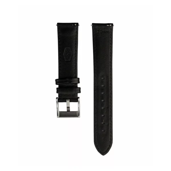 Jelsdal Segeltuch Uhrenarmband - Schwarz – Bild 2
