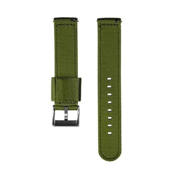 Jelsdal Vintage Military Zweiteiliges Nylonarmband - Grün – Bild 2