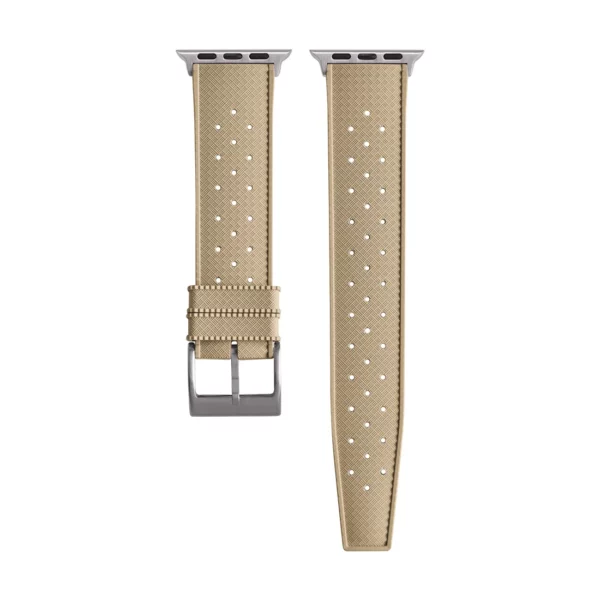 Tropical Style Smart Kautschuk-Uhrenarmband - Khaki