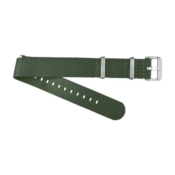 Premium Nylon Uhrenarmband aus Sicherheitsgurt-Material (23) - Olivgrün