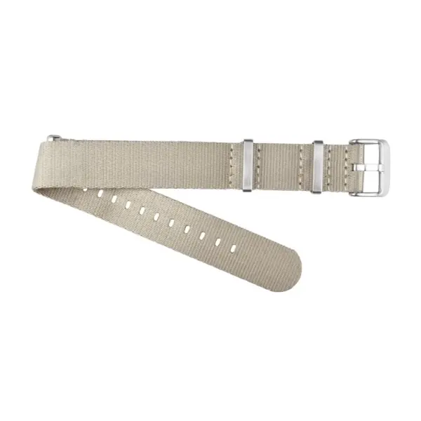Premium Nylon Uhrenarmband aus Sicherheitsgurt-Material (23) - Beige