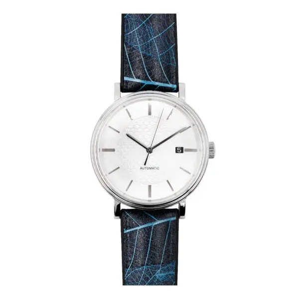 HIRSCH Leaf - Veganes Performance-Uhrenarmband - Blau – Bild 4