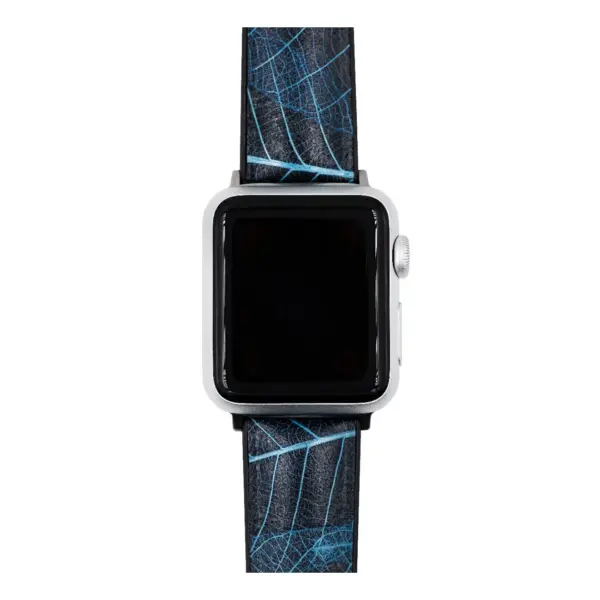 HIRSCH Leaf - Veganes Performance-Uhrenarmband - Blau – Bild 5