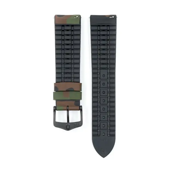 HIRSCH John - Camouflage Performance-Uhrenarmband - Dunkelgrün – Bild 3
