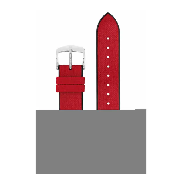 HIRSCH Arne - Veganes Performance-Uhrenarmband - Rot – Bild 2