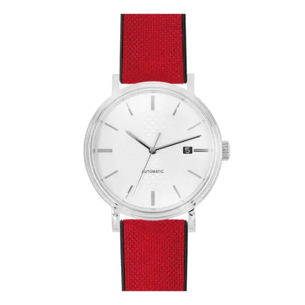 HIRSCH Arne - Veganes Performance-Uhrenarmband - Rot – Bild 4
